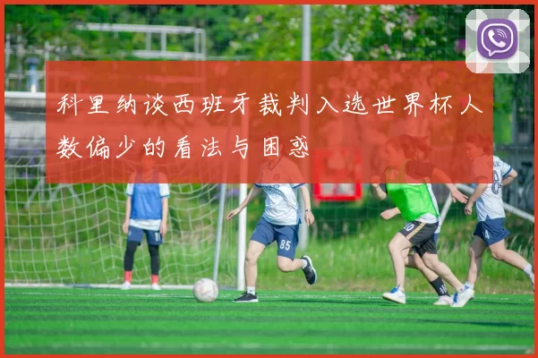 科里纳谈西班牙裁判入选世界杯人数偏少的看法与困惑