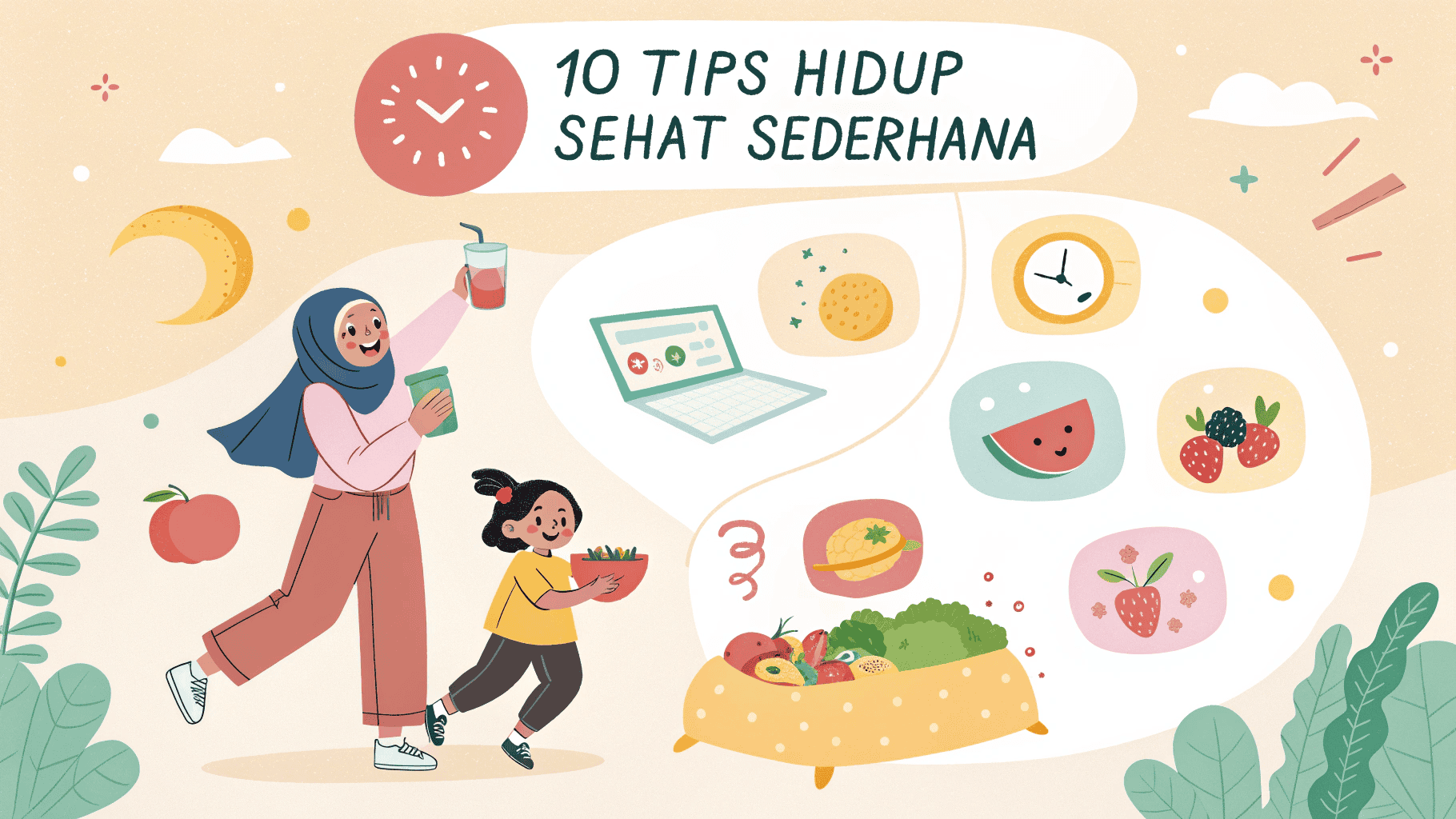 tips hidup sehat sederhana